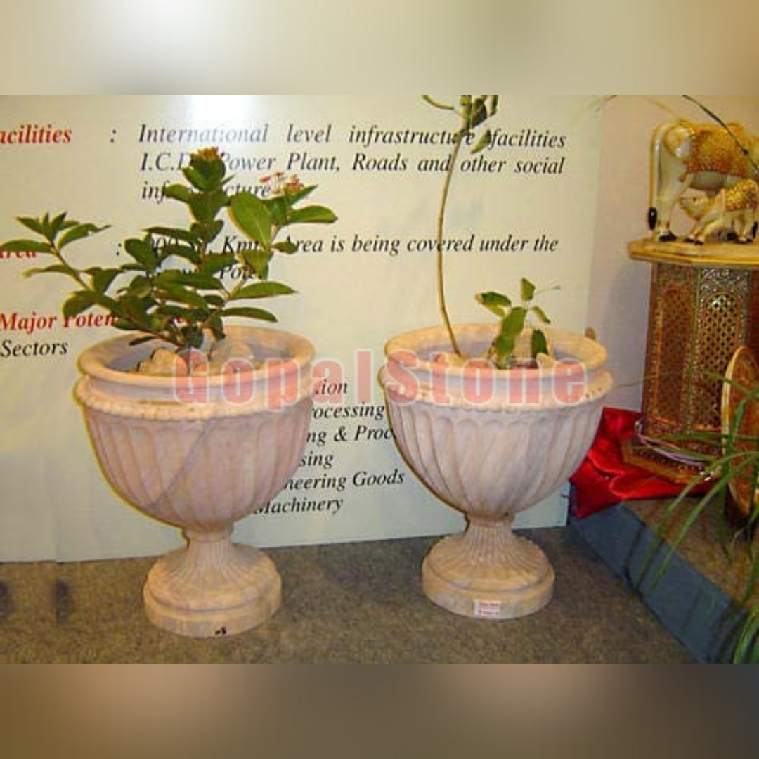 Sandstone Flower Pots Manufacturer and Supplier in Rajasthan