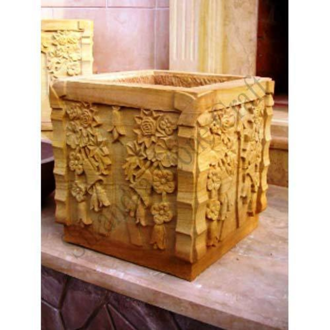 Square Stone Planter Manufacturer and Supplier in Rajasthan
